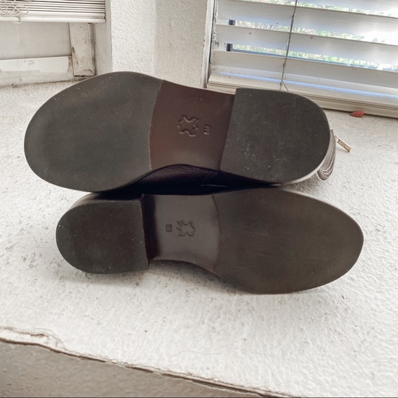 Like new! Tory Burch Brown Leather Knee High Riding Boots Women's Size US 5 - Picture 9 of 9